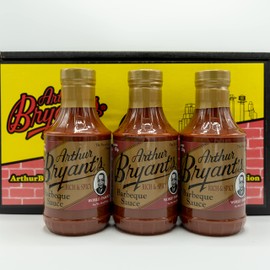 Arthur Bryant's Rich & Spicy BBQ Sauce – Zesty & Bold (18 oz, 3 Pack)