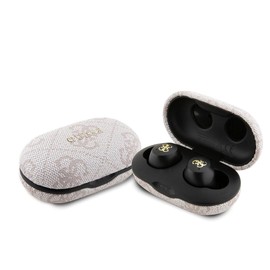 CG Mobile Guess TWS ENC 4G Headphones with Charging Case (Pink)