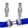 Acxico 2Pcs Brake Servo Booster No Return Inline Check Valve