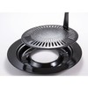 Bestco Direct Flame Yakiniku Grill Plate, Calorie Reduction, Round, 13.0