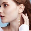 UNICRAFTALE 14Pcs 7 Style Real 18K Gold Plated Rhinestone Earring