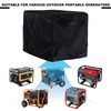 Waterproof Generator Cover 28x26x24 Inches, 600D Heavy-Duty Oxford Fabric, Dustproof