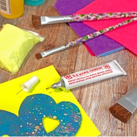 The Beadsmith Clear Precision Cement – Adhesive Glue w/Pinpoint Applicator, for Sealing Knots, Beading, Watch and Lens Repair, Model Building - Transparent, 1/3 oz./9 ml, 1pc