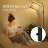 Dimmable Floor Lamp,Modern Standing Lamp with LED Bulb(1000LM,2700K),Gray Adjustable Lamp