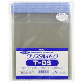 Shimojima 006753518 OPP Bag, Crystal Pack, T with Seal, DS 100 Sheets