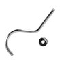 17in Shower Pipe Extension Brushed Stainless Steel S Shaped NPT