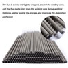 WOFICRET 50PCS J422 Welding Rods 1.8mm, Mild Steel Electrodes, All