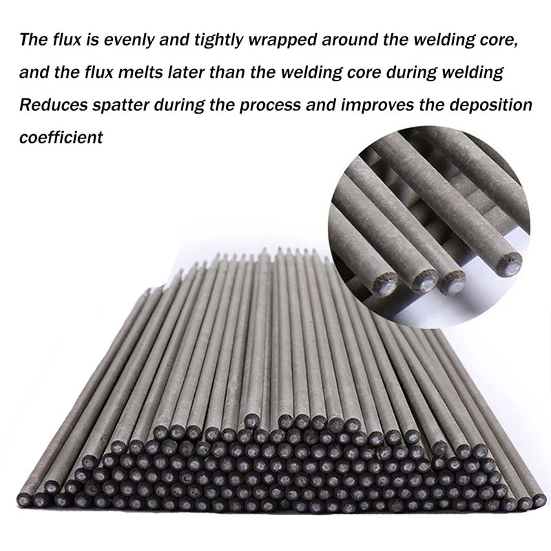 WOFICRET 50PCS J422 Welding Rods 1.8mm, Mild Steel Electrodes, All