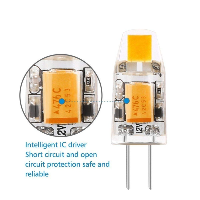 Lxcom Lighting G4 LED Bulb 1W 12V LED Light Bulb
