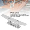 2PCs Open Base Boat Cleat 4in Universal Fit for Watercraft