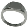 Fine Elegant Signet Ring 925 Silver with Engraving Plate, Size:
