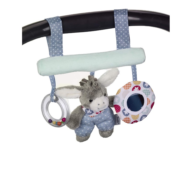 Sterntaler Pram Toy with Rattle & Velcro Fastener for Hanging,