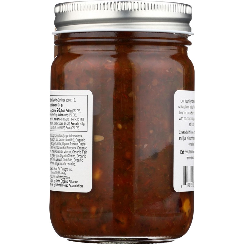 FOOD FOR THOUGHT Organic Bean & Corn Salsa, 13 OZ