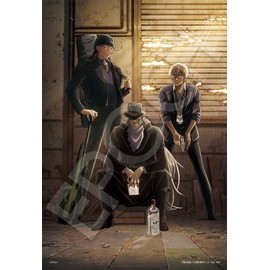 EPOCH 300 Piece Jigsaw Puzzle Detective Conan, Rai & Jin and Bourbon (10.2 x 15.0 inches (26 x 38 cm), 28-208s with Glue Spatula, Tickets Included