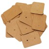 100PCS Small Blank Kraft Paper Ear Studs Earring Display Cards