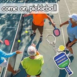 Pickleball Player Lover Gifts Keychain Pickleball Party Favors Gifts for Kids Birthday Gifts for Daddy Pickleball Gifts Keychain Pickleball Fan Gifts Keychains