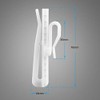 Curtain Hooks, Adjuster Hooks, 2.8 inches (70 mm), POM Resin,
