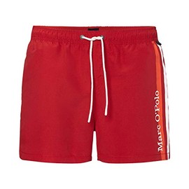 Marc O'Polo Men's Beach M-Swim Shorts, Red (Chilli Red 518)