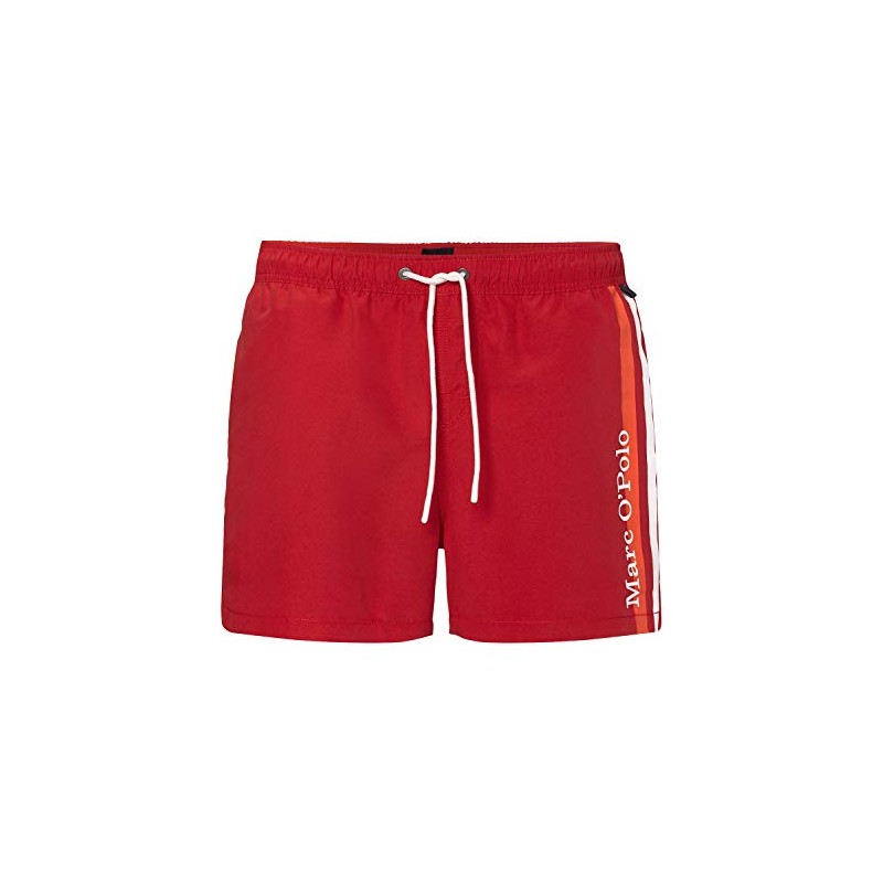 Marc O'Polo Men's Beach M-Swim Shorts, Red (Chilli Red 518)