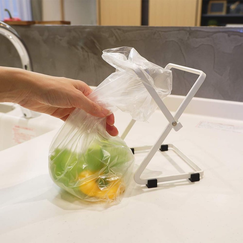 COLLEND PBH-S-WH Polybag Holder, Small, White