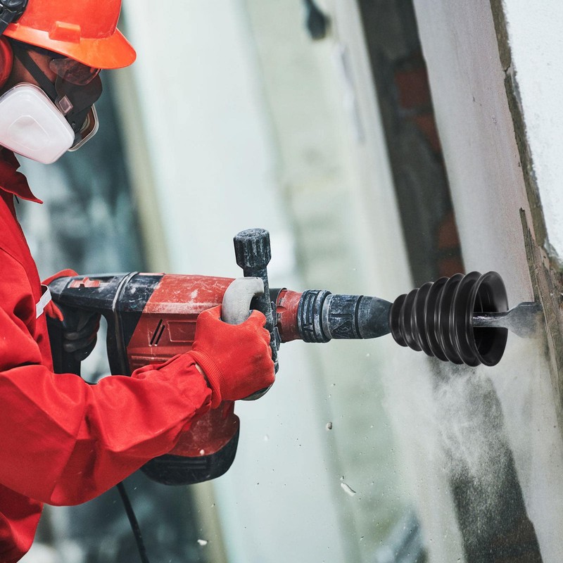 sourcing map Rubber Drill Dust Cover Collector, for Electric Hammer