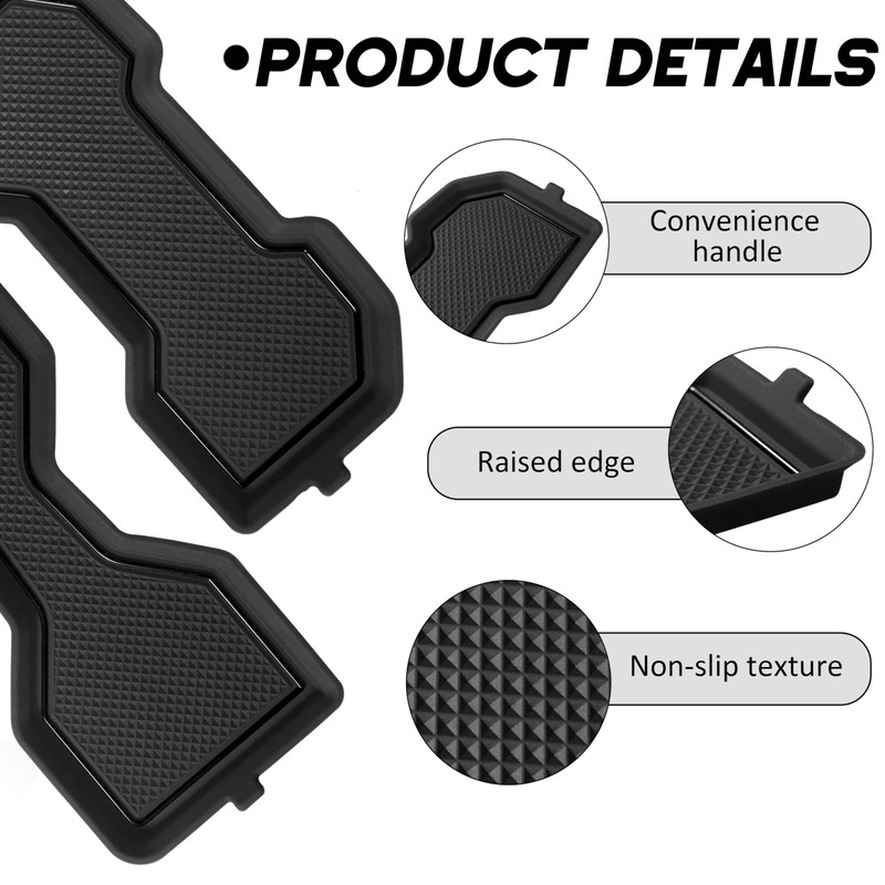 3D Cup Holder Inserts Coaster for Toyota Tacoma Accessories 2024