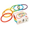 GONGE Activity Rings Multipurpose for Balance, Juggling, Throwing, Rhythmic Exercises