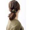 VINGTAINE HS-91-GN Camouflage Pattern Scrunchie Hair Accessories, Green