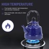 DOITOOL Enamel Tea Kettle Vintage Enamel Teapot 1.1 L Porcelain