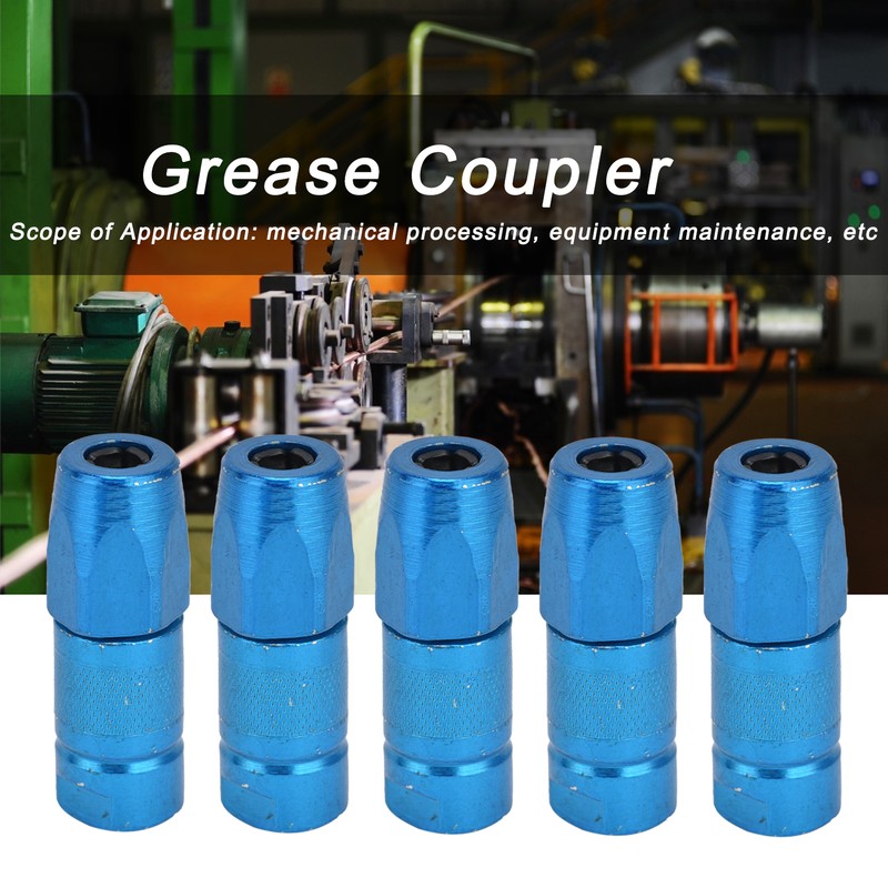5Pcs Grease Gun Coupler Tightly Bite Durable WearResistant Grease Gun