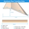 4 inch Wide Aluminum Floor Transition Strip Wood to Tile,