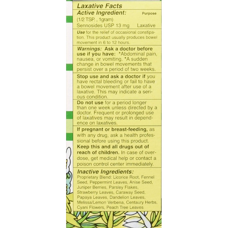 Modern Products Swiss Kriss Herbal Laxative Flake, 3.25 Ounce -