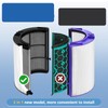 2-in-1 Replacement Filter Compatible with Dyson Air Purifier, High Efficiency