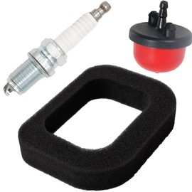 Air Filter Service Kit for Mountfield RS100 SP414 HP414 HP45 HP42R RV100 Lawn Mowers – Replaces 118550704/0 – Includes Foam Filter, Primer Bulb, and Spark Plug