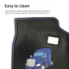 FV KW T680 T880 Floor Mat Set Rubber Black &