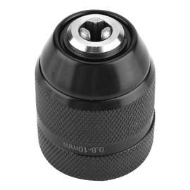 3/8" Keyless Drill Chuck, Universal Replacement Thread 0.8mm-10mm Keyless Metal Drill Chuck for Hand Electric Drill