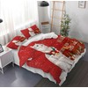 Leleyouzer Christmas Bed Linen 135 x 200 cm Children's Christmas