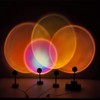 Yelita Sunset Red Rainbow Floor Lamp & Sunset Projection Lamp