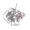 50Pcs Cheese Head Slot Screw A2-70 Stainless Steel, Flat Smooth