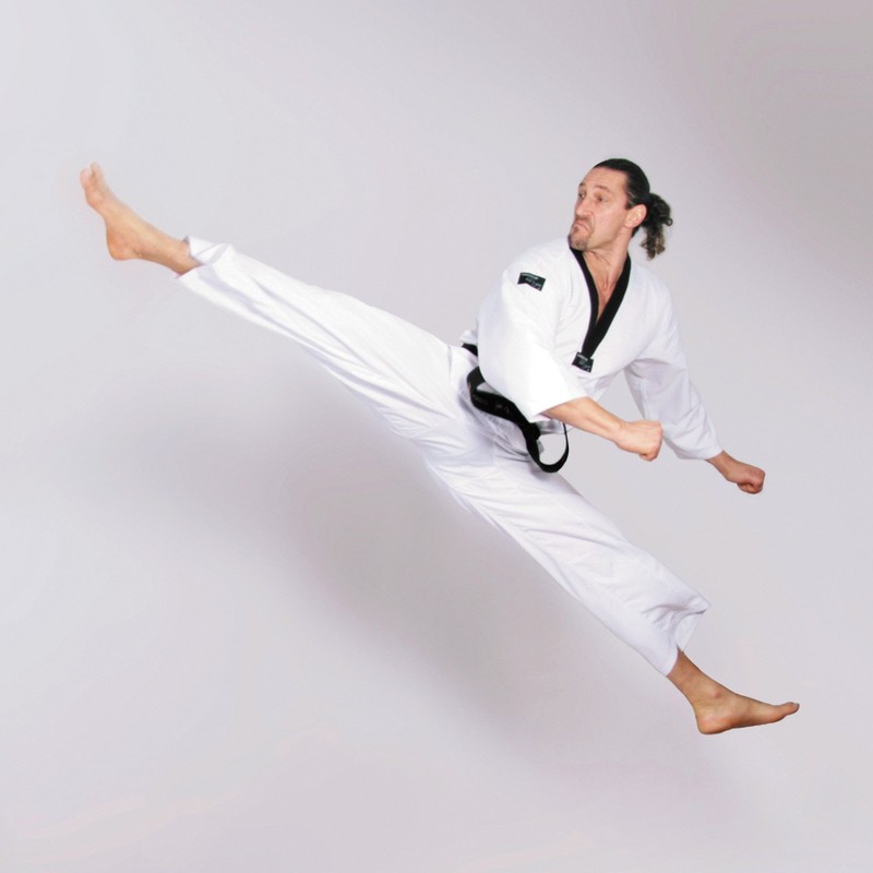 DEPICE Taekwondo TKD Taeryon White White white Size:150 cm