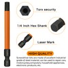 Torx Bit Set with Bit Driver Hakkin 14Pcs Tamper Proof