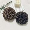 2 Pack Large Leopard Print Ruffle Scrunchies for Women, Large