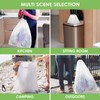 4 Gallon 120 Counts Strong Drawstring Trash Bags Garbage Bags