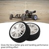 2PCS RC Racing Tire Plastic Wheel Hub and Rubber Tire