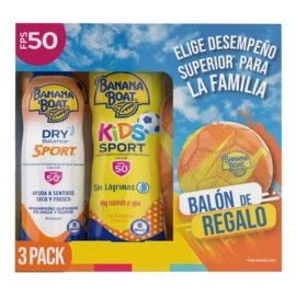 Set Loción Protectora Solar Banana Boat Sport Pzas