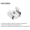 QUARKZMAN M4 x 0.7 mm Cage Nut 5 Pieces Lockable
