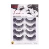 KISS Lash Couture Triple Push-Up, False Eyelashes, Bombshell, 4 Pairs