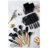 19 Pieces Kitchen Utensils and Knife Set with Block, Inldued