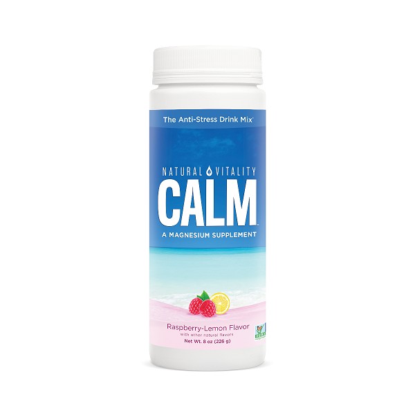 Natural Vitality Calm Magnesium Supplement 226g - Raspberry-Lemon