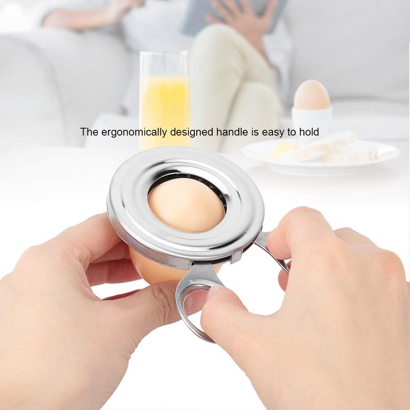 Boiled Egg Tool Egg Shell Cracker Stainless Steel Egg Cutter